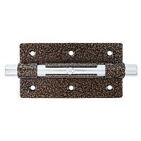 Задвижка накладная с ригел. D11 мм, 90 мм бронза