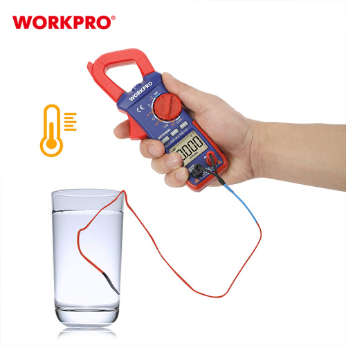 Токоизмерительные цифровые клещи-мультиметр WORKPRO фото 3