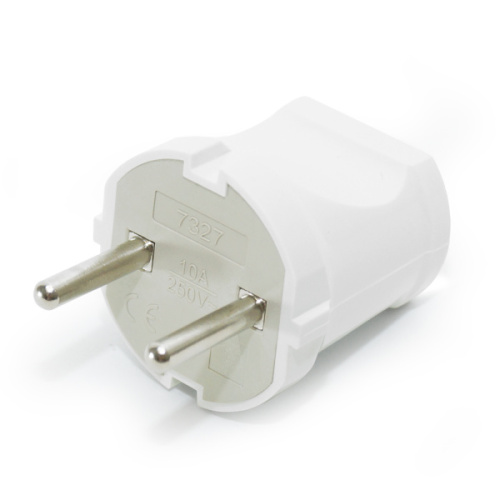 Вилка электрическая (без заземления), 10А бел. фото 2 Вилка электрическая (без заземления), 10А бел. фото 2