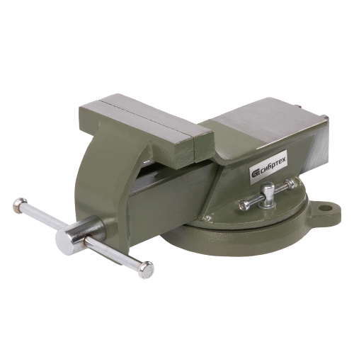 Тиски слесарные, 100мм, стальные, поворотные. Сибртех фото 5 Тиски слесарные, 100мм, стальные, поворотные. Сибртех фото 5