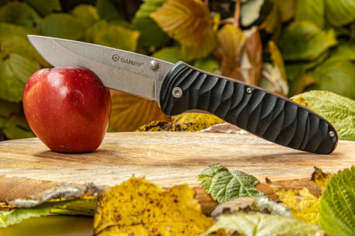 Нож складной туристический Ganzo G6252-BK фото 6