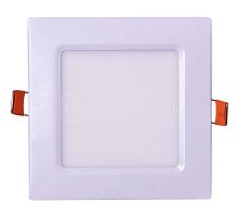 Светильник светодиод. ультратонкий встраив. PPL-S 6Вт 4000К IP40 WH 120мм кв Jazzway 4895205008229