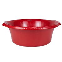 Таз круглый 15 л красный