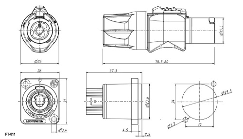 Разъем: NAC3FCB-R фото 2 Разъем: NAC3FCB-R фото 2