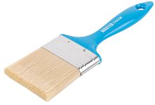 Кисть флейцевая, толщ. 16мм, ПЭТ-щетина, нерж.обжим, пласт. ручка, ширина 70мм