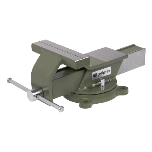 Тиски слесарные, 150мм, стальные, поворотные. Сибртех фото 9 Тиски слесарные, 150мм, стальные, поворотные. Сибртех фото 9